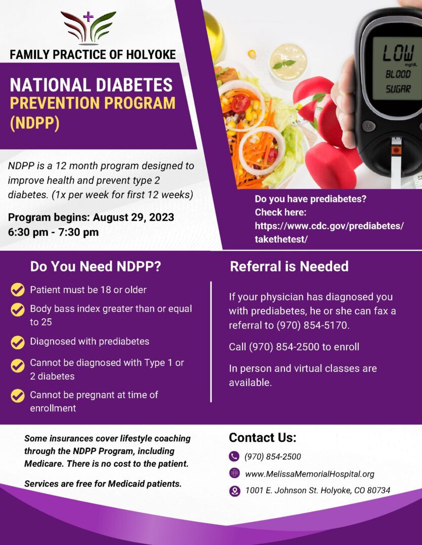 Diabetes Prevention Program Letter Size - August 2023 (002)