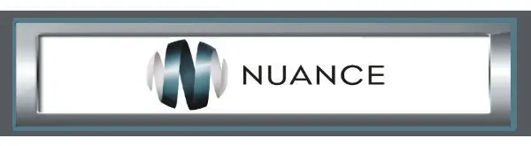 A picture of the nuance logo.